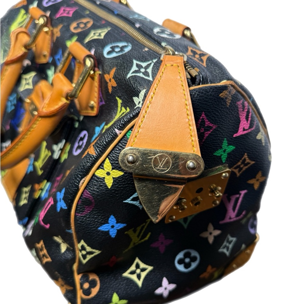 Authentic Louis Vuitton Murakami Speedy 30 – Multicolor Black - Picture 6 of 13